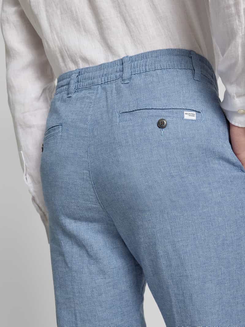 Selected Homme Slim tapered fit broek met tunnelkoord model 'Brody'
