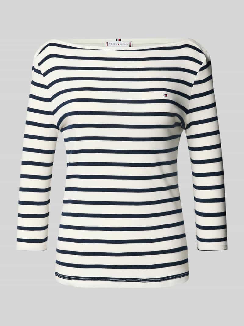 Tommy Hilfiger Slim fit shirt met lange mouwen van puur katoen