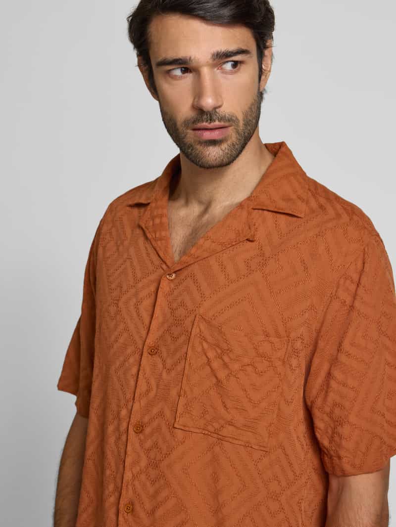 Strellson Regular fit vrijetijdsoverhemd van een mix van viscose en katoen model 'CISCO'