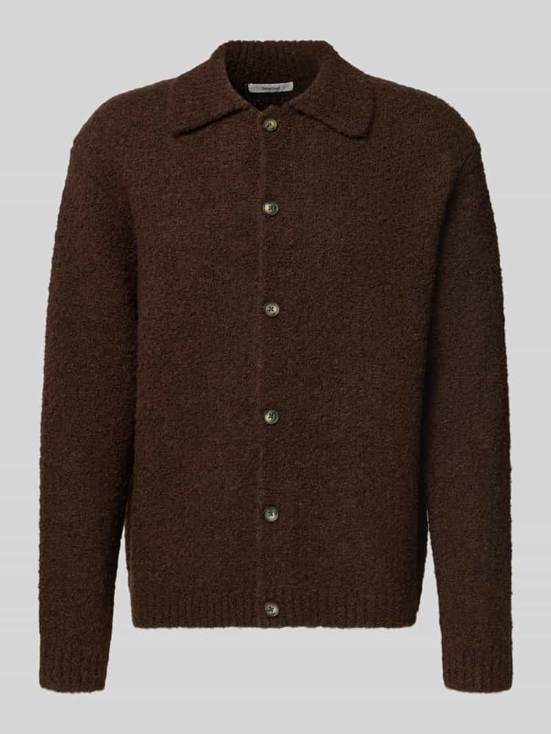 Selected Homme Regular fit gebreid jack van wolmix model 'LOYD'