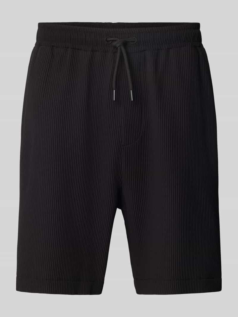 REVIEW Korte broek met elastische band en tunnelkoord