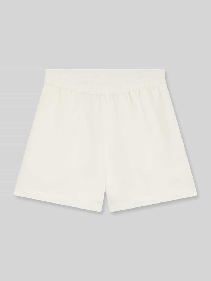 relaxed fit short van mix van linnen en viscose model 'TALLAN'