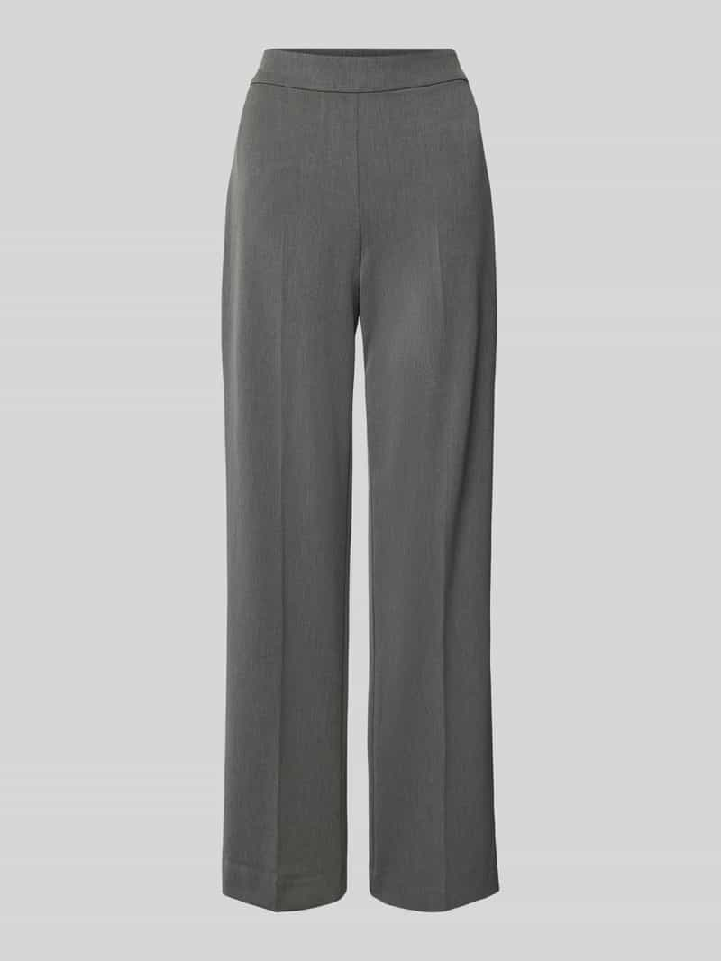 Selected Femme Stoffen broek met wijde pijpen en elastische band