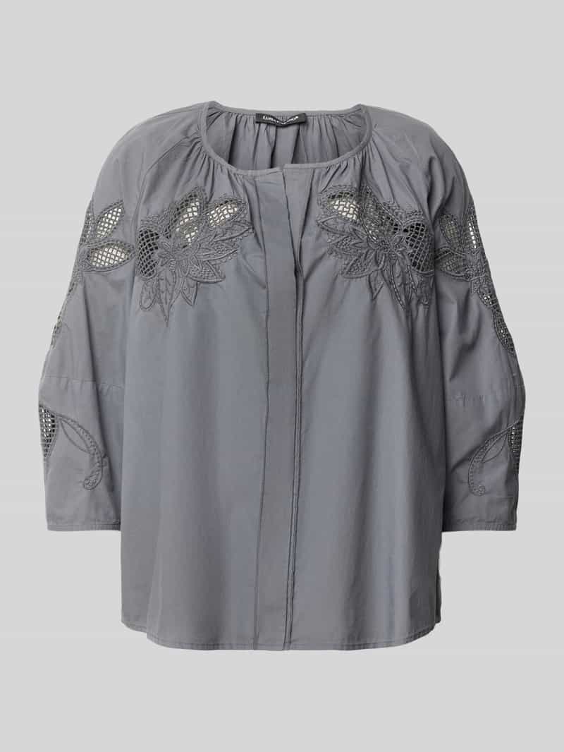 LUISA CERANO Relaxed fit blouse met 3 4-mouwen
