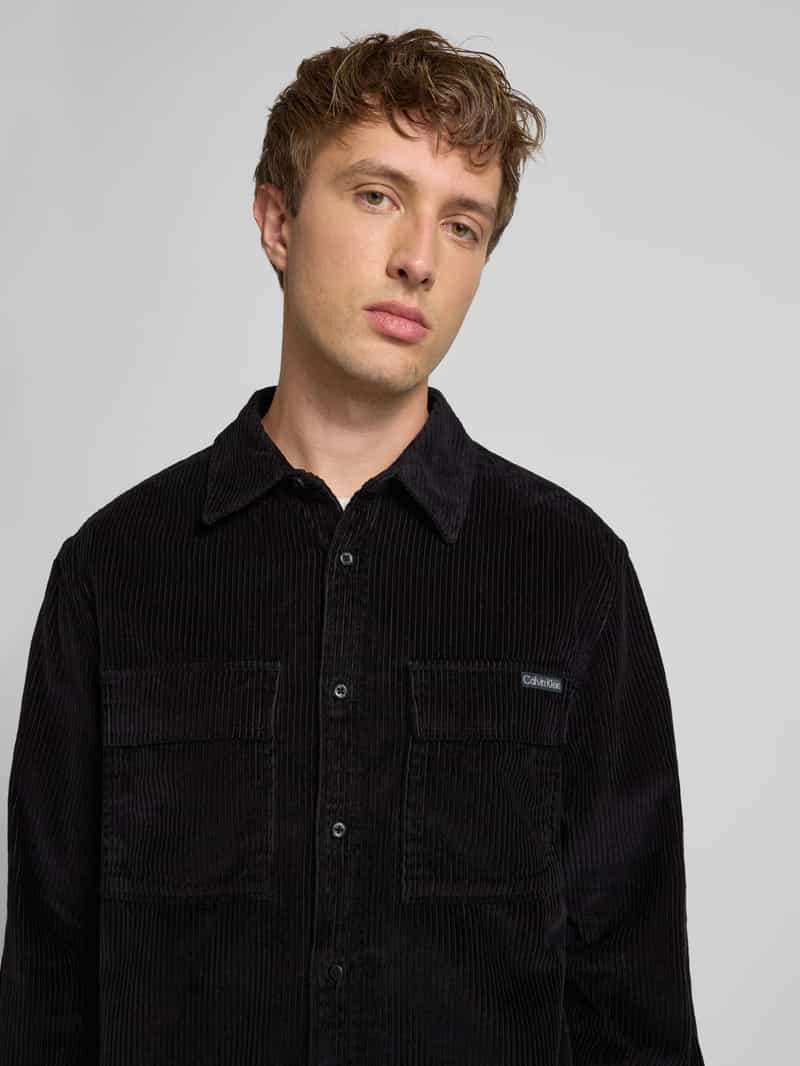 Calvin Klein Jeans Relaxed fit vrijetijdsoverhemd in ribcordlook model 'Roy'