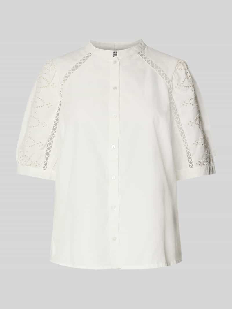 b.Young Regular fit blouse met broderie anglaise model 'FRANKIE'