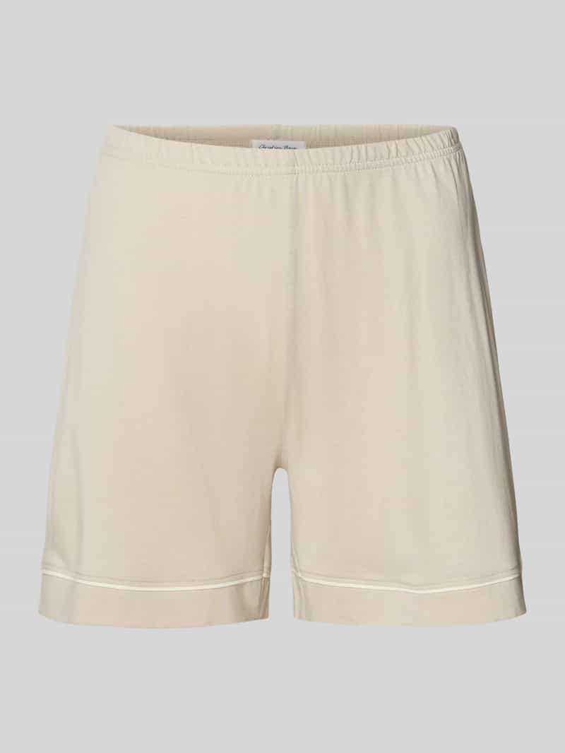regular fit korte zijden pyjamabroek met elastische band