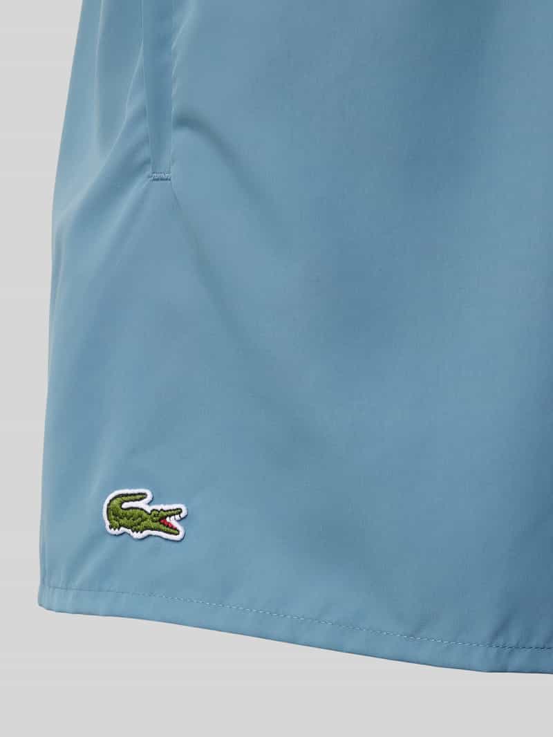 Lacoste Regular fit zwembroek met logobadge