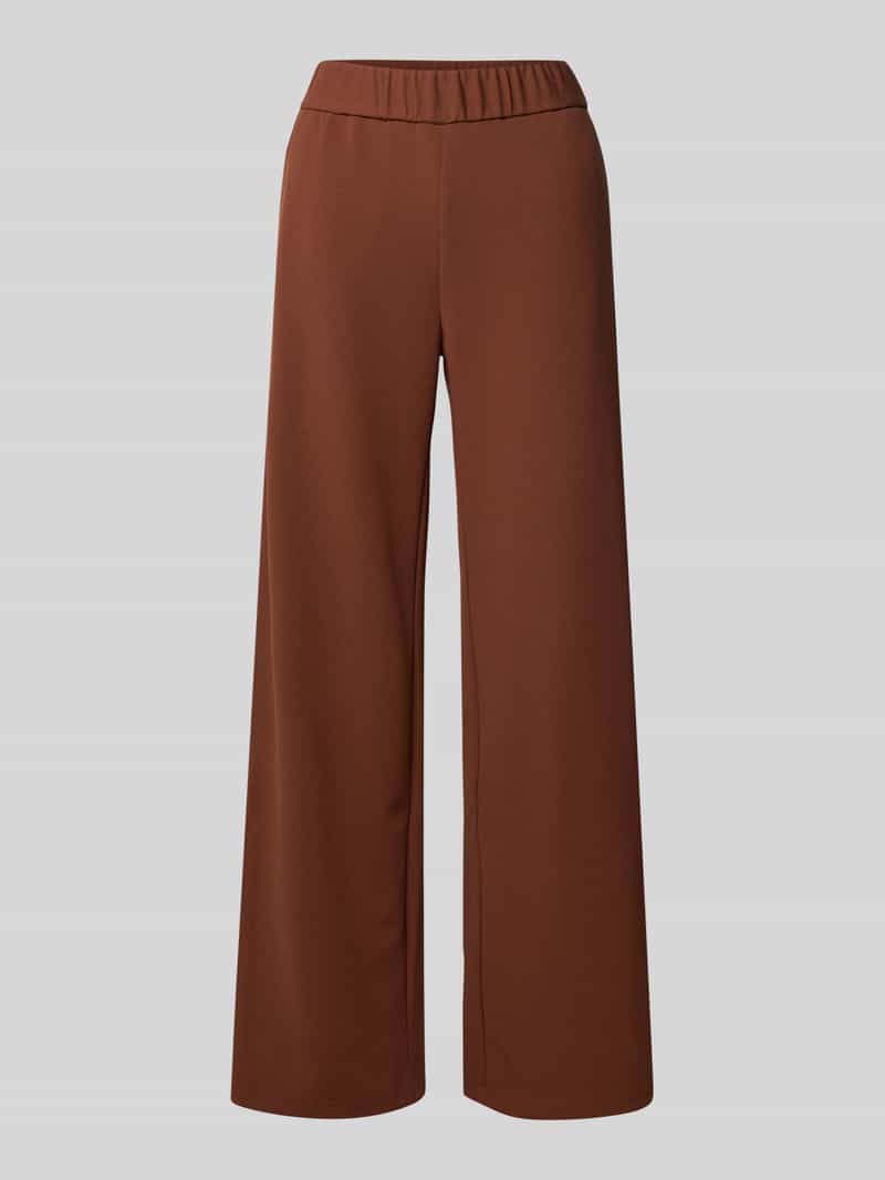 Zero Stoffen broek met achterzakken