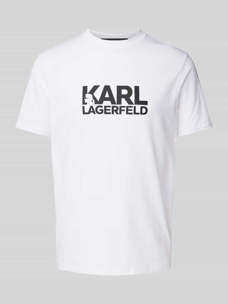 Karl Lagerfeld T-shirt met labelprint