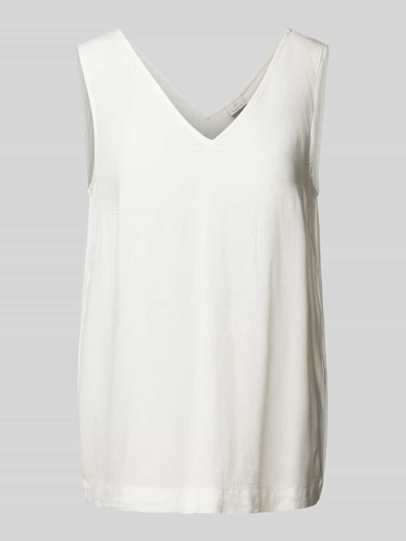 Kaffe Top met V-hals model 'milia'