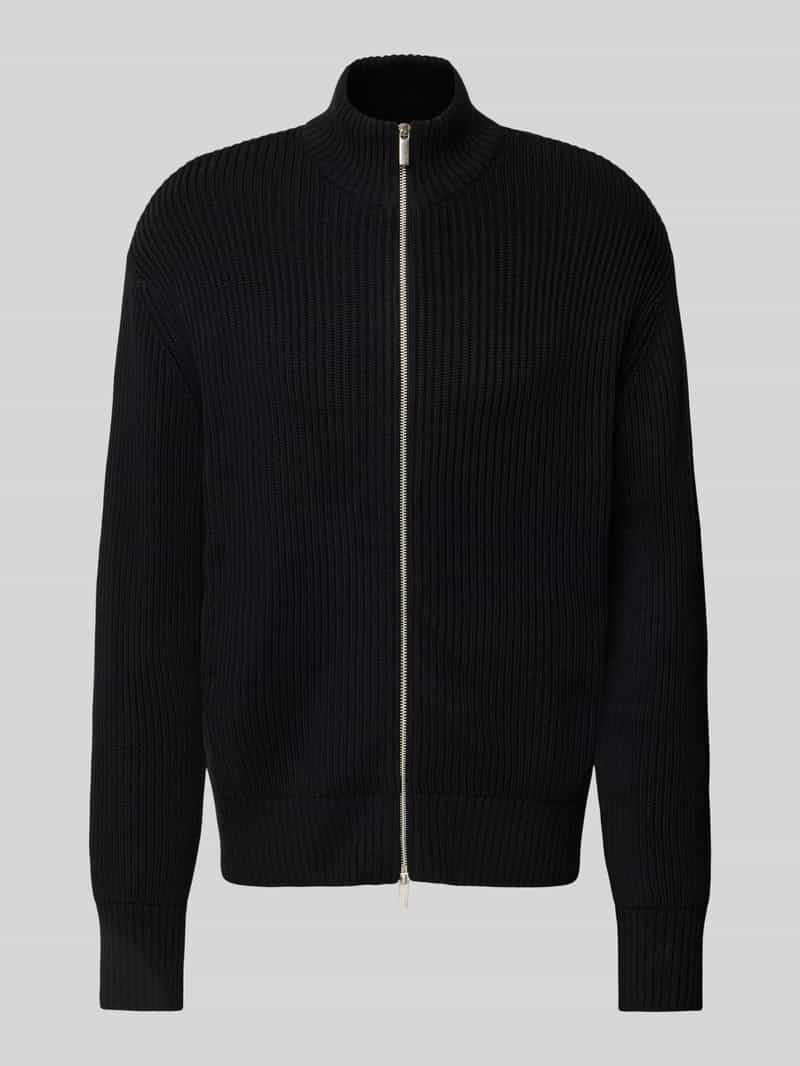 Selected Homme Cardigan met tweewegsritssluiting, model 'DRY'