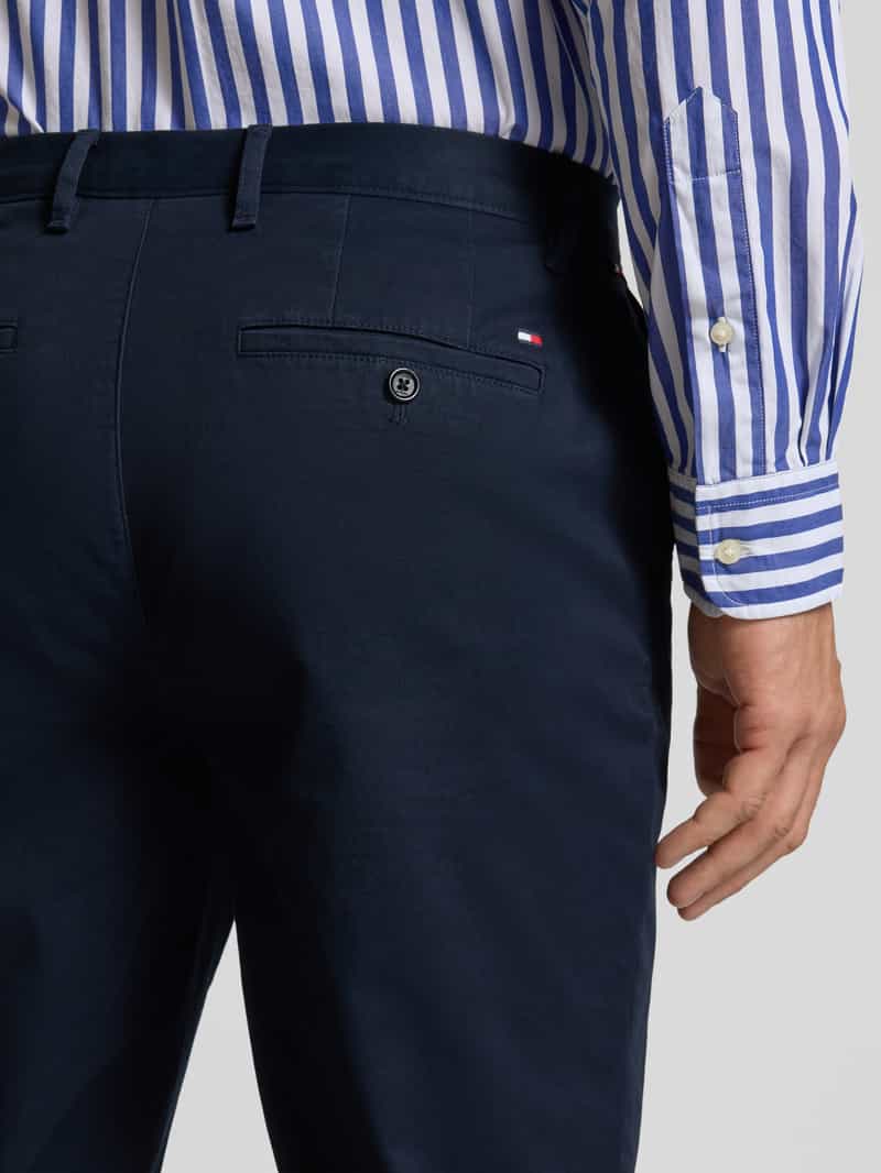 Tommy Hilfiger Regular fit chino van katoenmix