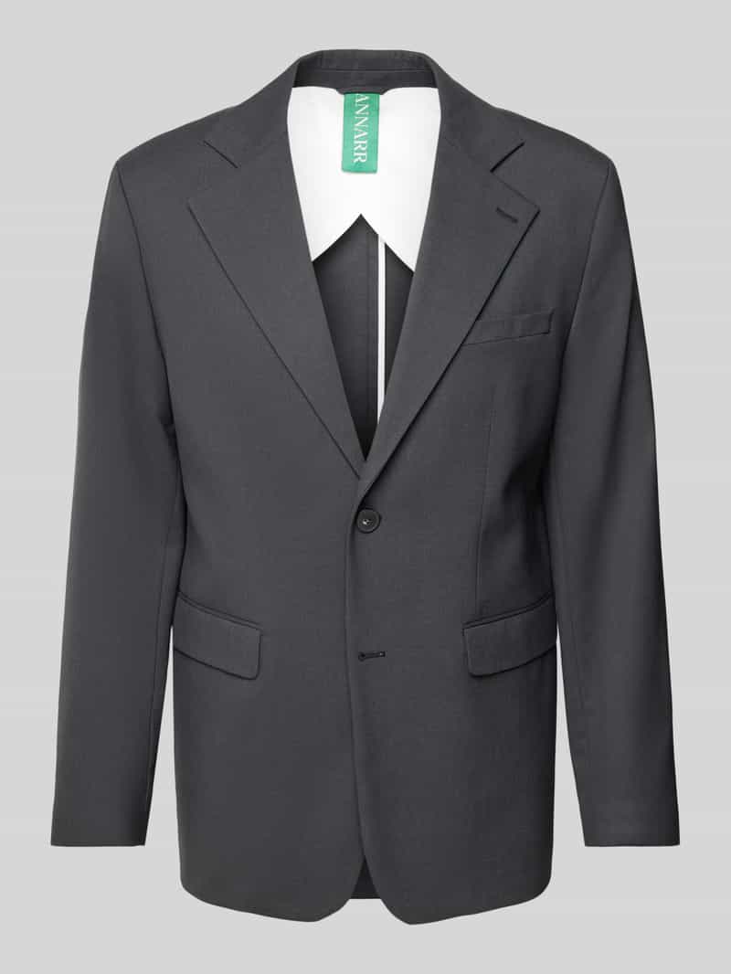 Regular fit 2-knoops colbert met klepzakken, model 'TOKI'