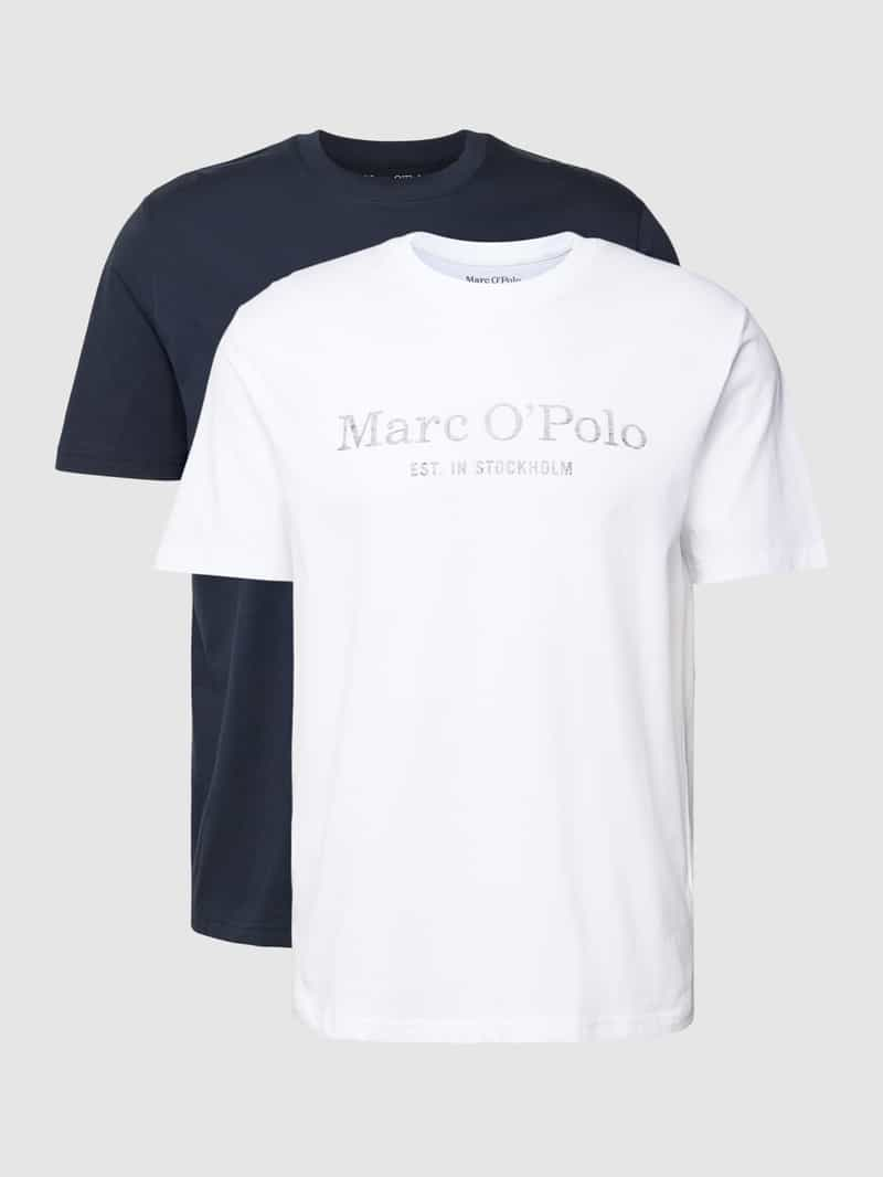 Marc O'Polo T-shirt met labelopschrift