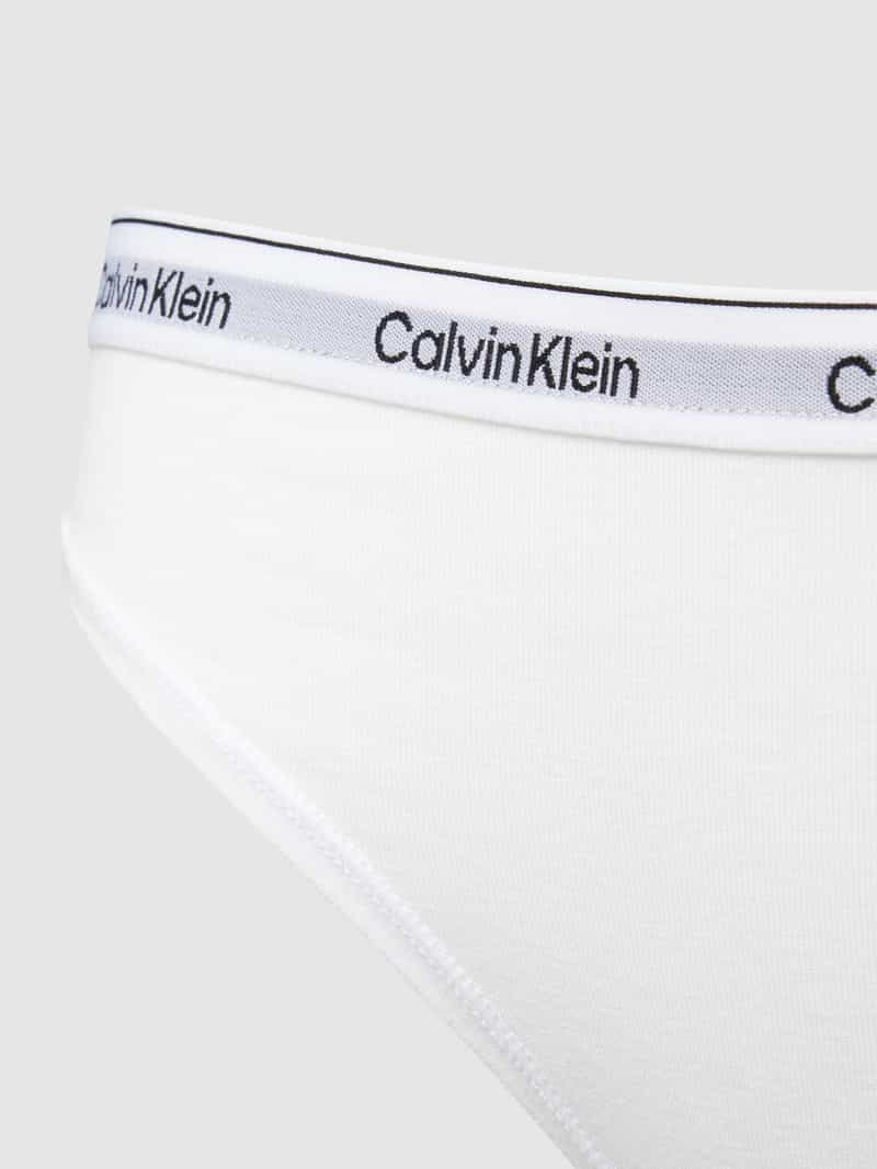 Calvin Klein Underwear String met elastische band in een set van 3 stuks