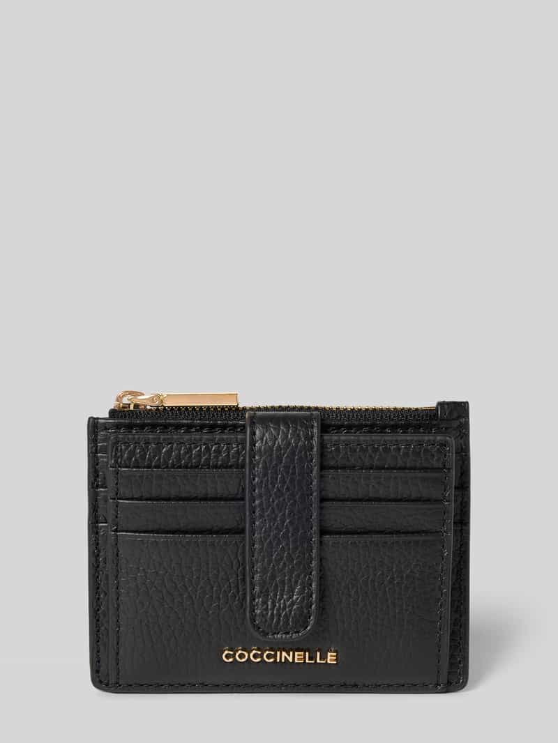 Portemonnee met labeldetail