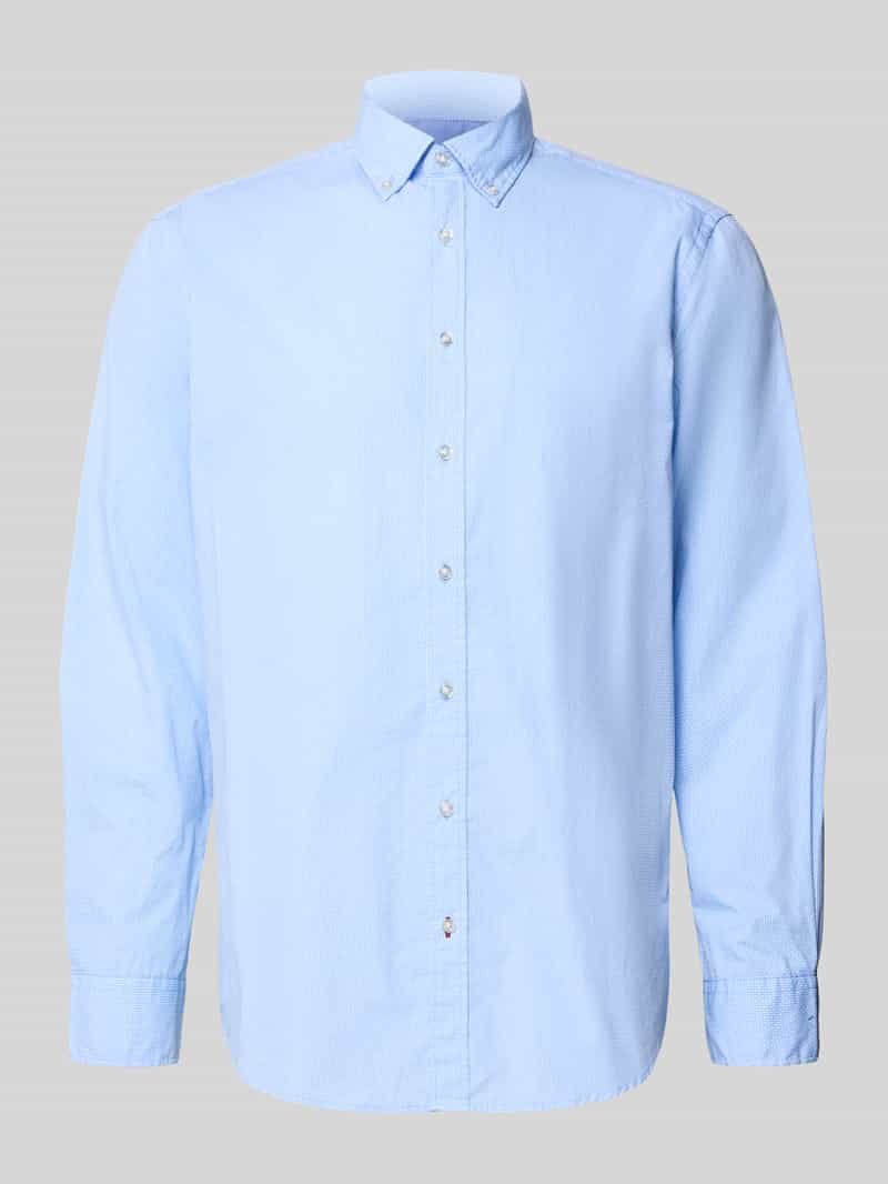 Christian Berg Men Vrijetijdsoverhemd met knoopsluiting