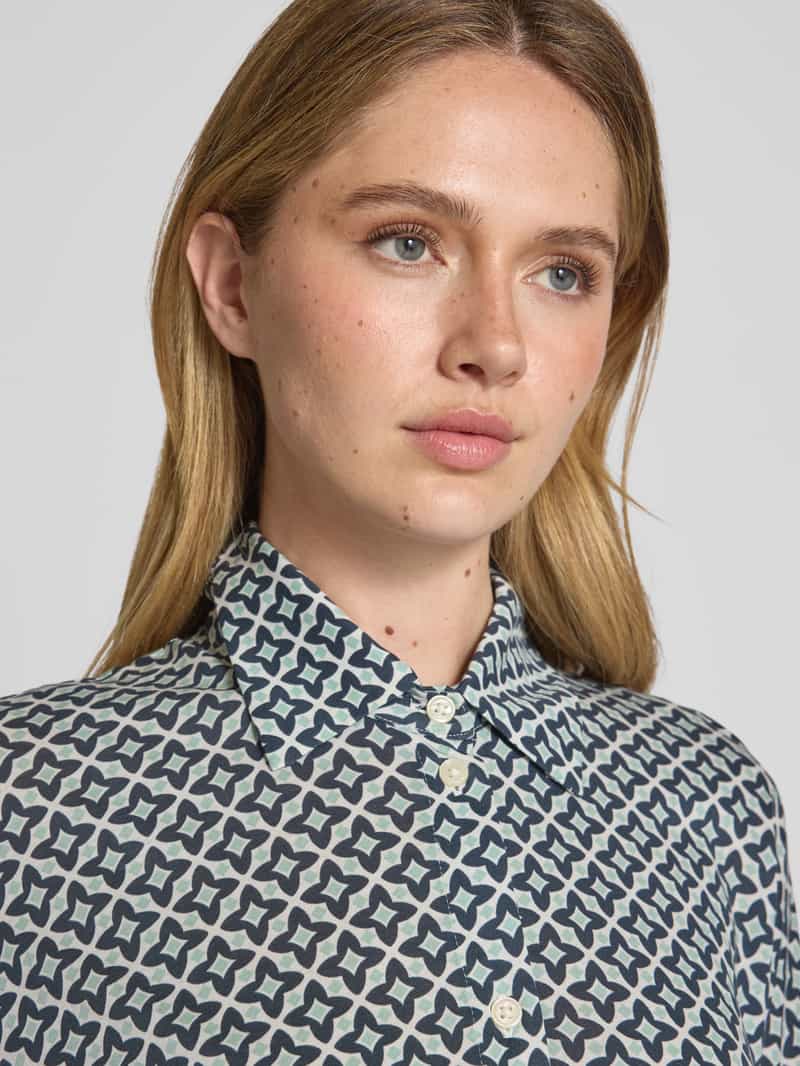 Marc O'Polo Regular fit overhemdblouse van fijne single-jersey