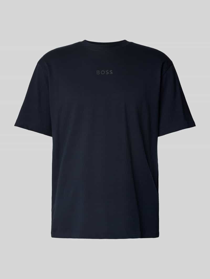 BOSS Green T-shirt met labelprint