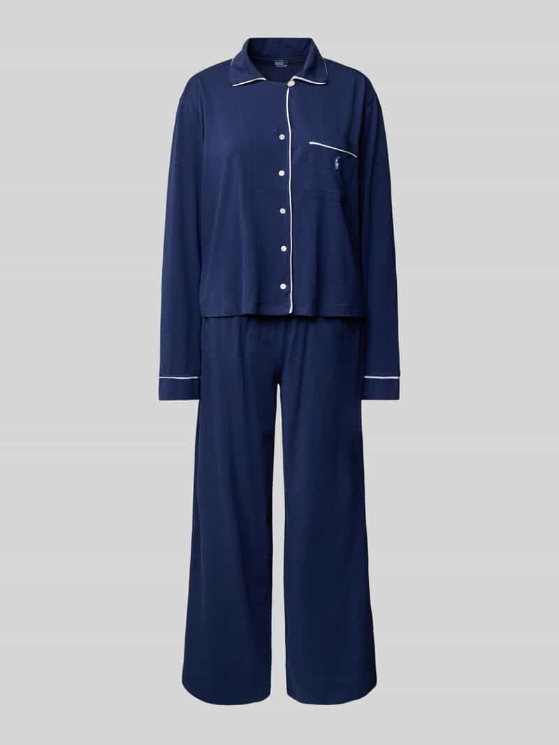 Pyjama met logostitchings, model 'POLO ESSENTIALS'