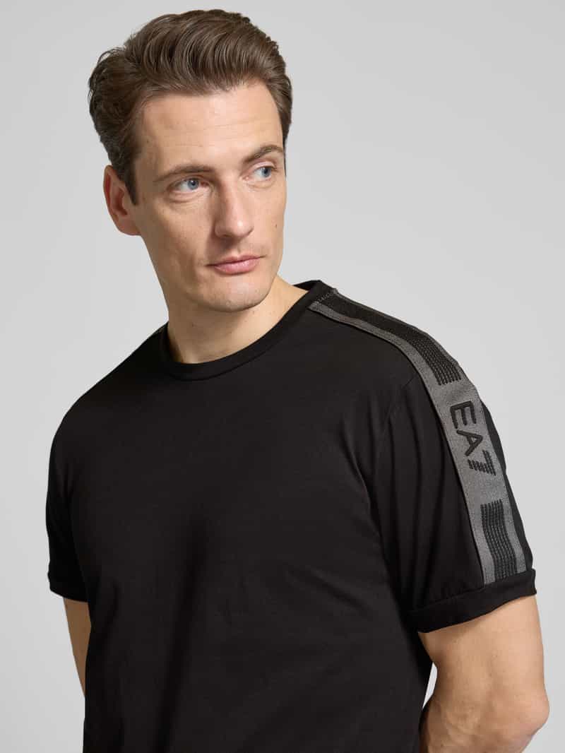 EA7 Emporio Armani T-shirt met labelprint