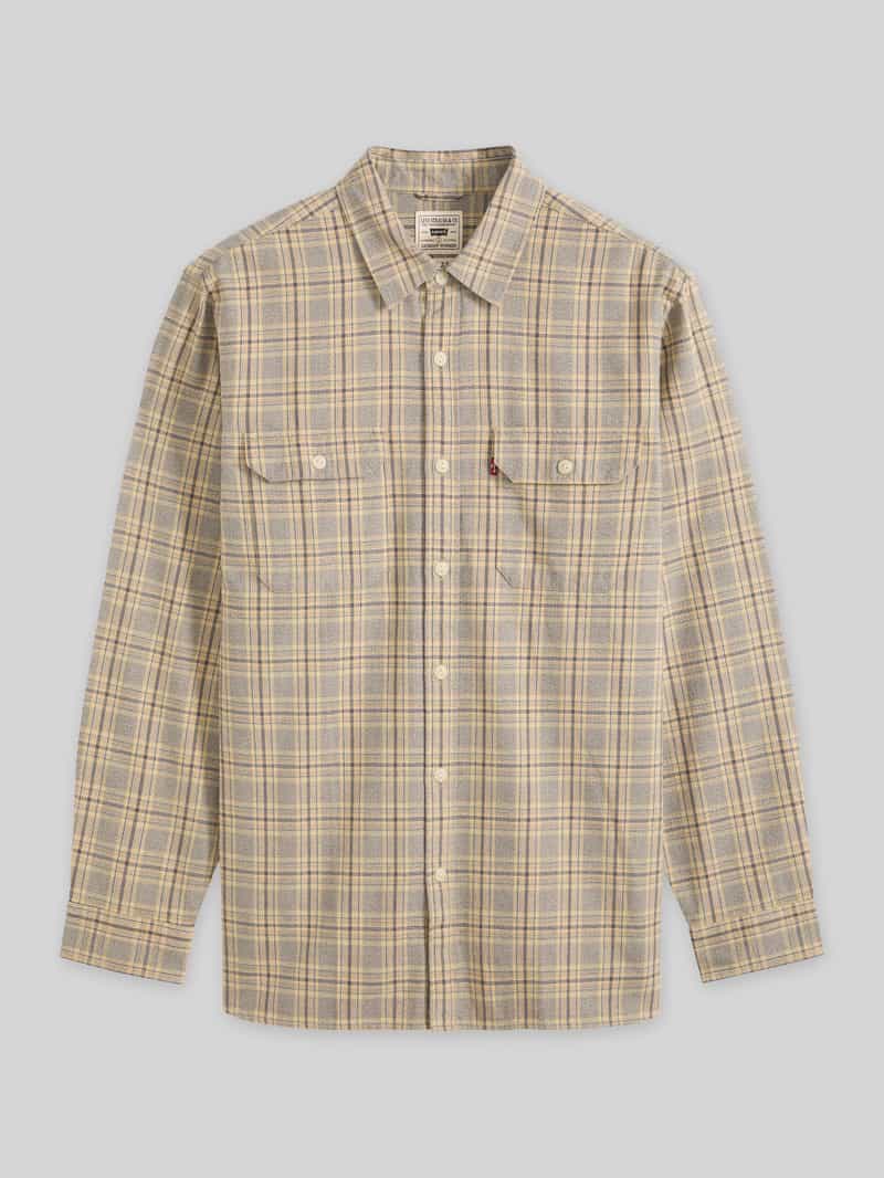 Levi's relaxed fit vrijetijdsoverhemd van pure katoen model 'JACKSON WORKER ROGELIO'