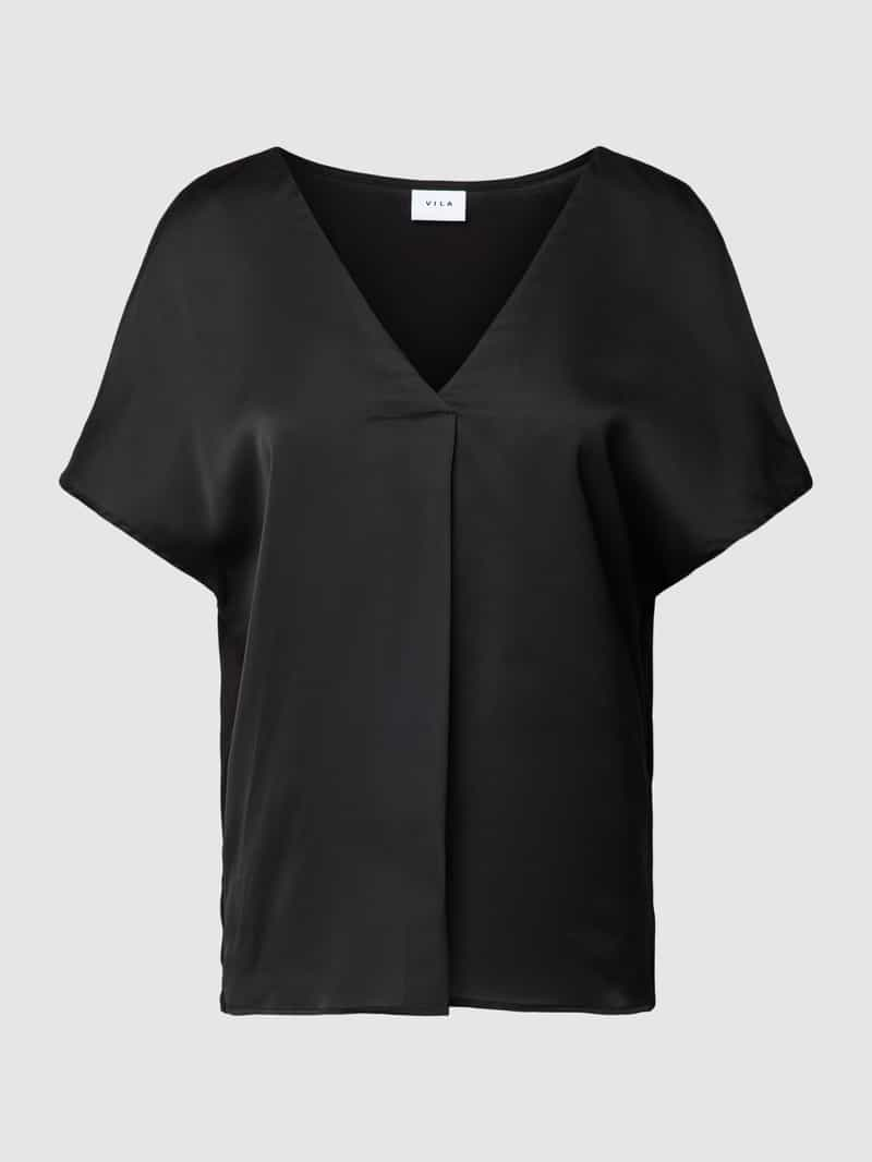 Vila Korte blouse met vleermuismouwen model 'ELLETTE'