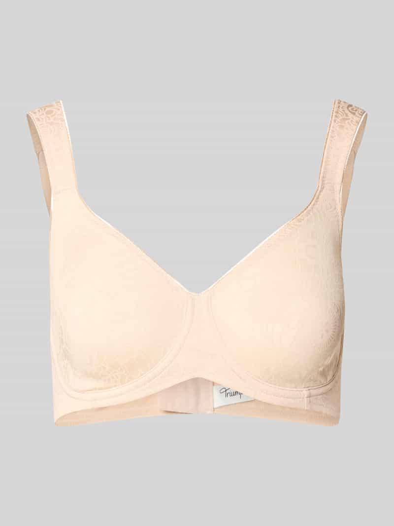 Minimizer-beugelbeha met bloemenmotief, model 'Lovely Minimizer'