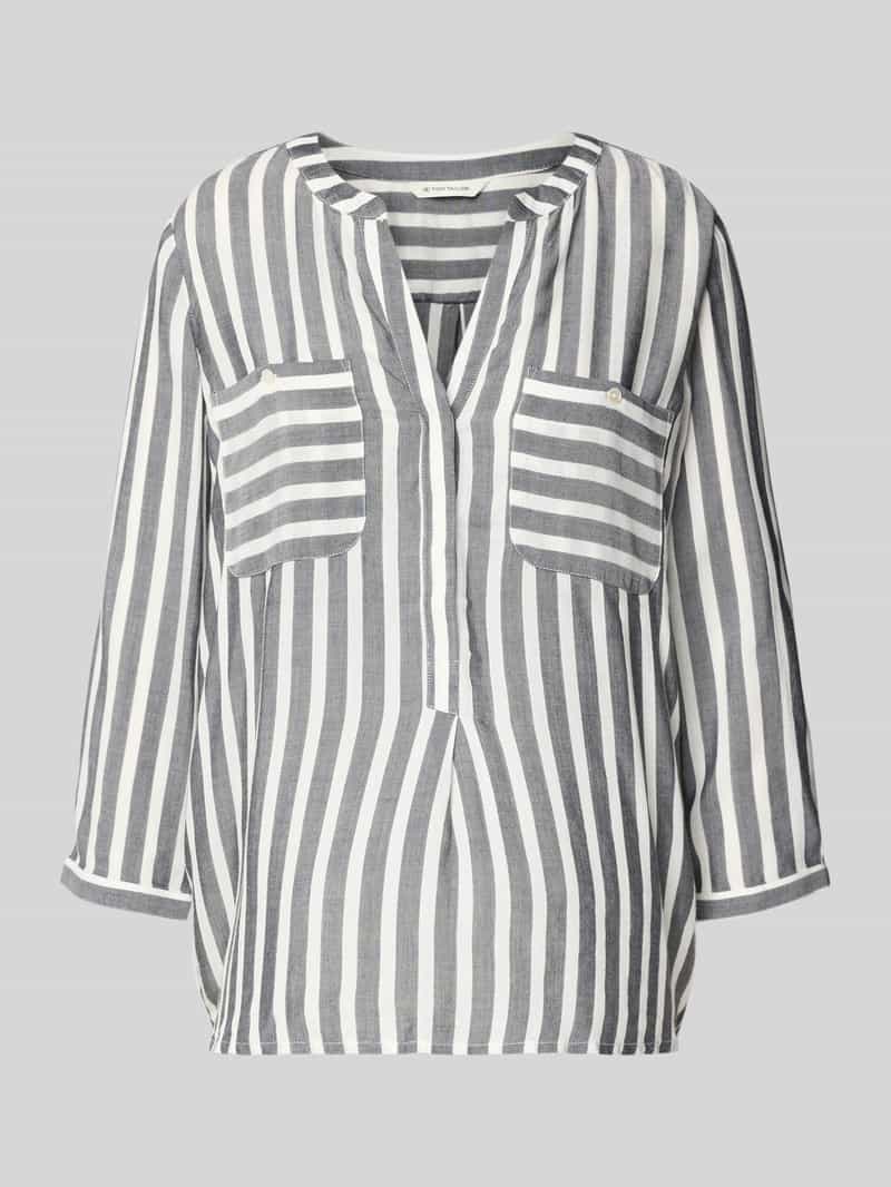 Blouseshirt met streepmotief