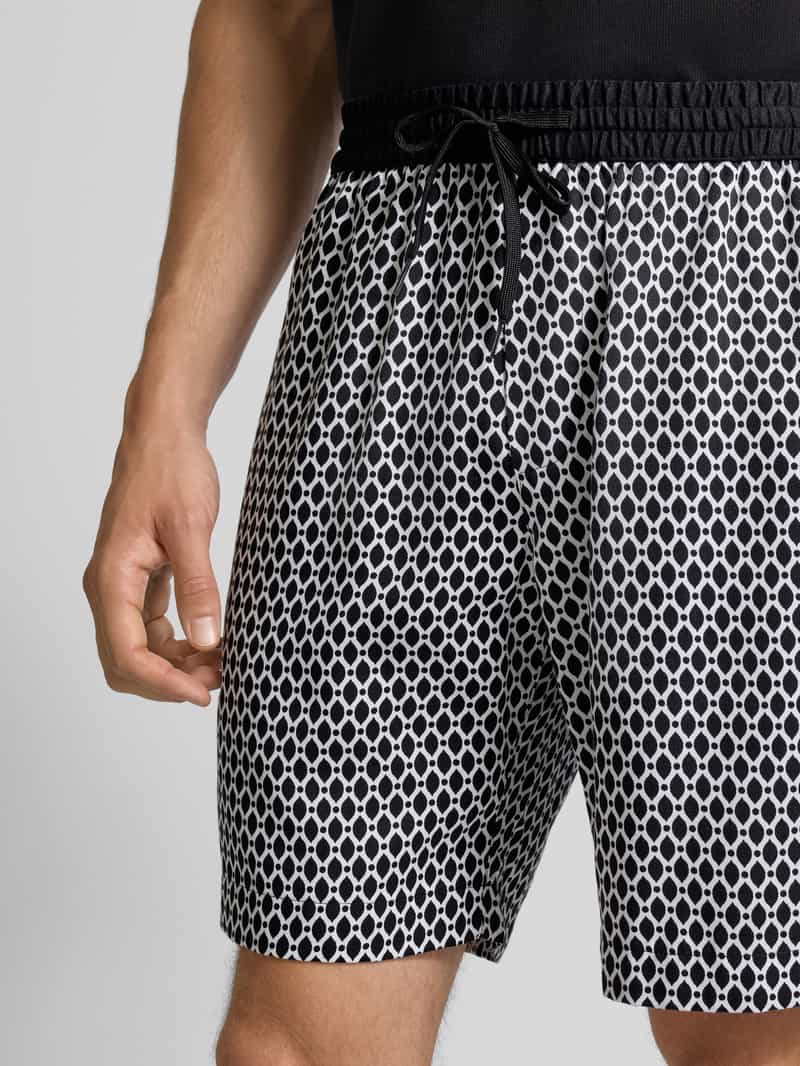 Strellson Loose fit korte broek van lyocell model 'HIRO2'