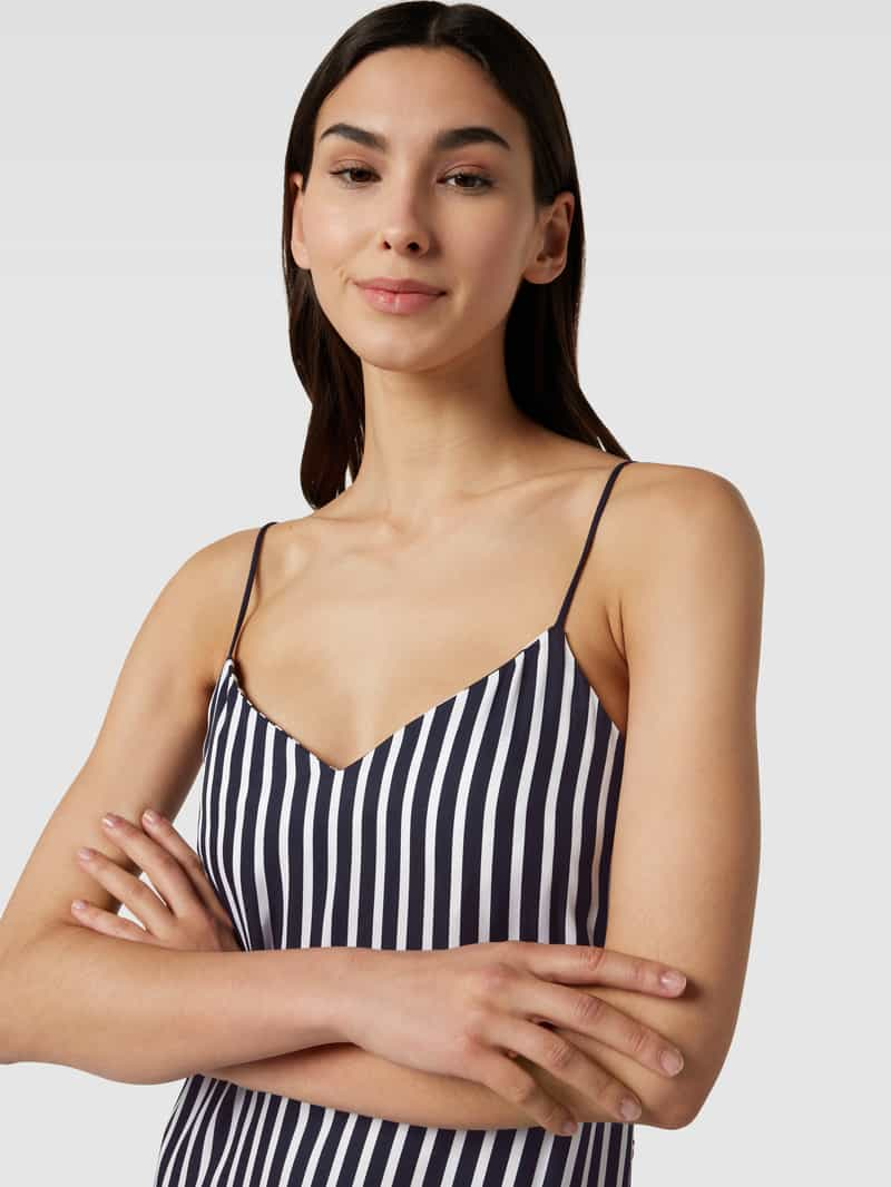 Tommy Hilfiger Midi-jurk van viscose met streepmotief