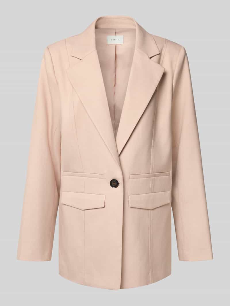 Gestuz Regular fit blazer met viscose model 'Manu'