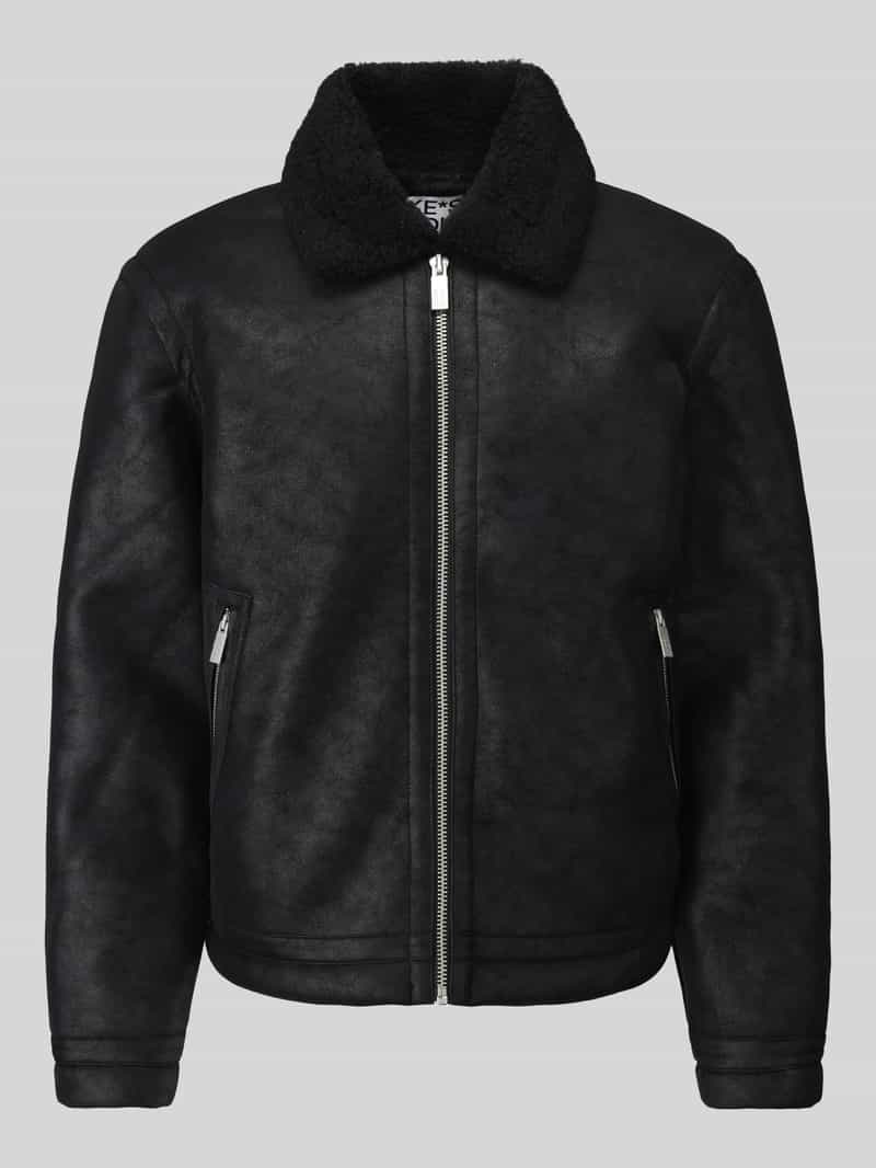 Jake*s Studio Men Bomberjack met teddy kraag model 'HARDY'