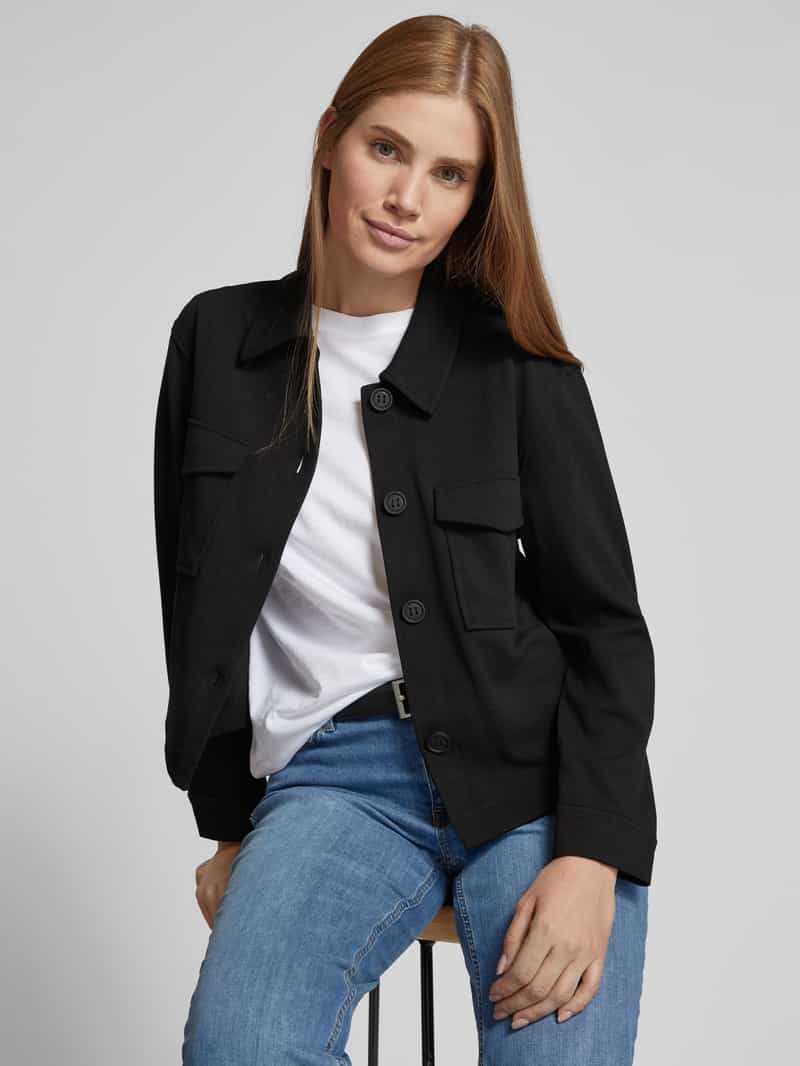 s.Oliver RED LABEL Relaxed fit jack van structuur-jersey