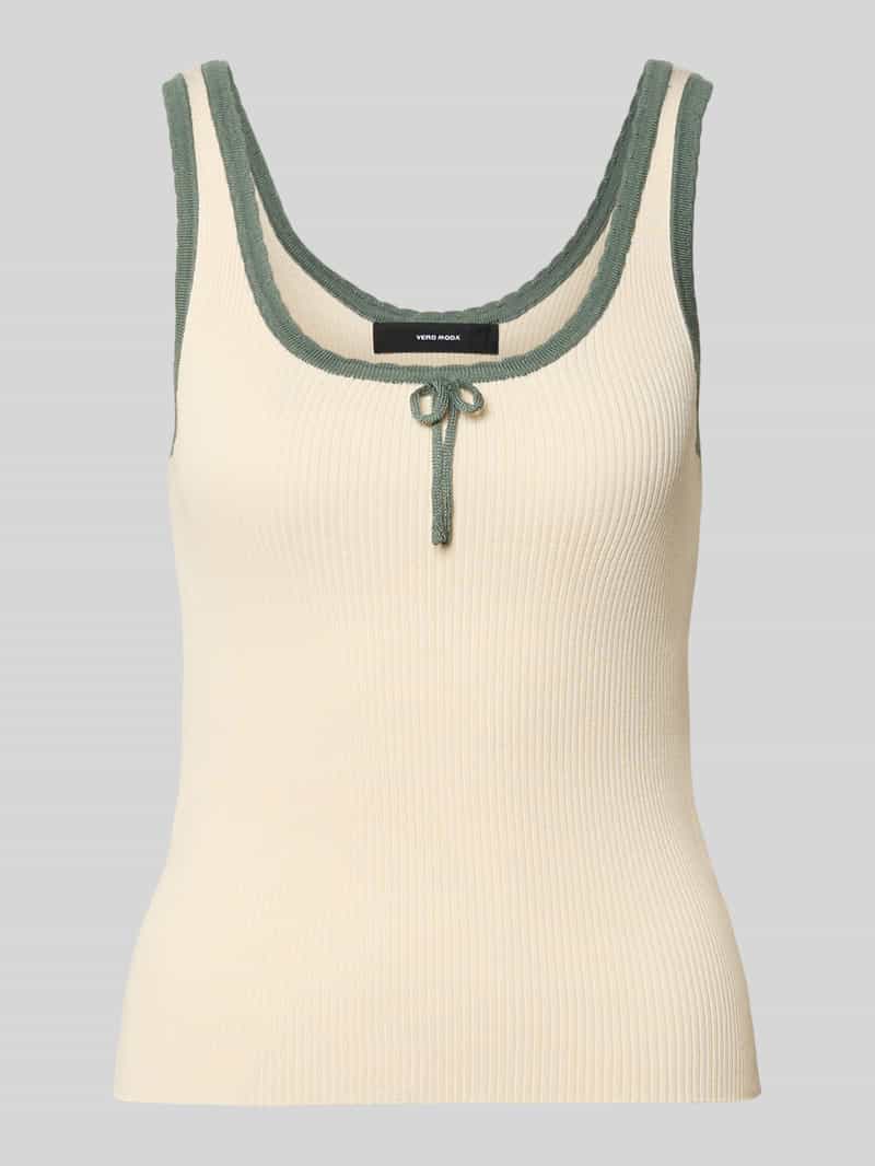 slim fit tank top van viscosemix model 'BARDOT'