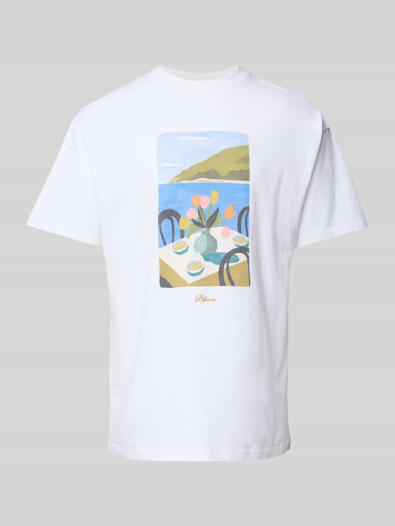 BLKVIS T-shirt met motiefprint model 'SOSTA'