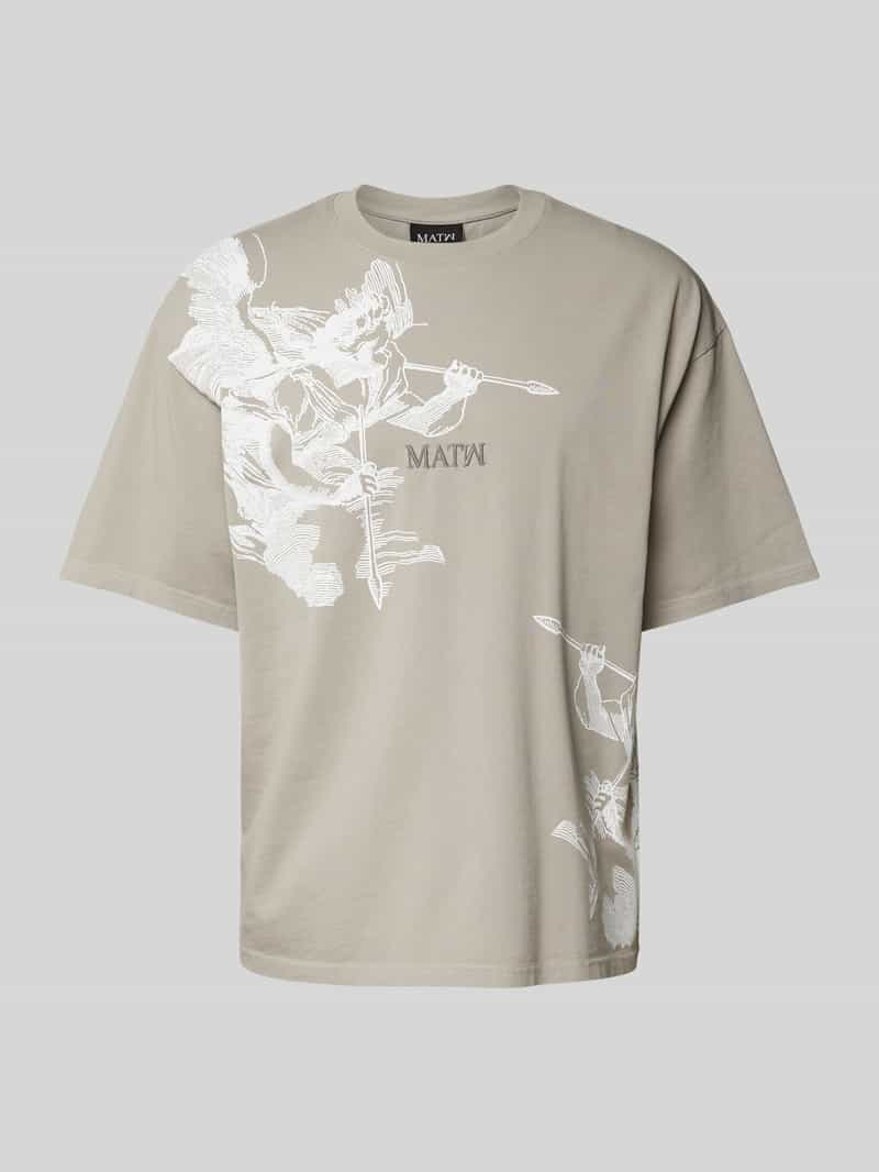 Review X MATW T-shirt met labelstitching - MATW X Review