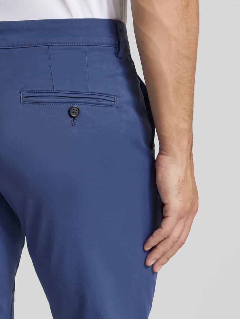 Selected Homme Slim fit stoffen broek met Franse steekzakken