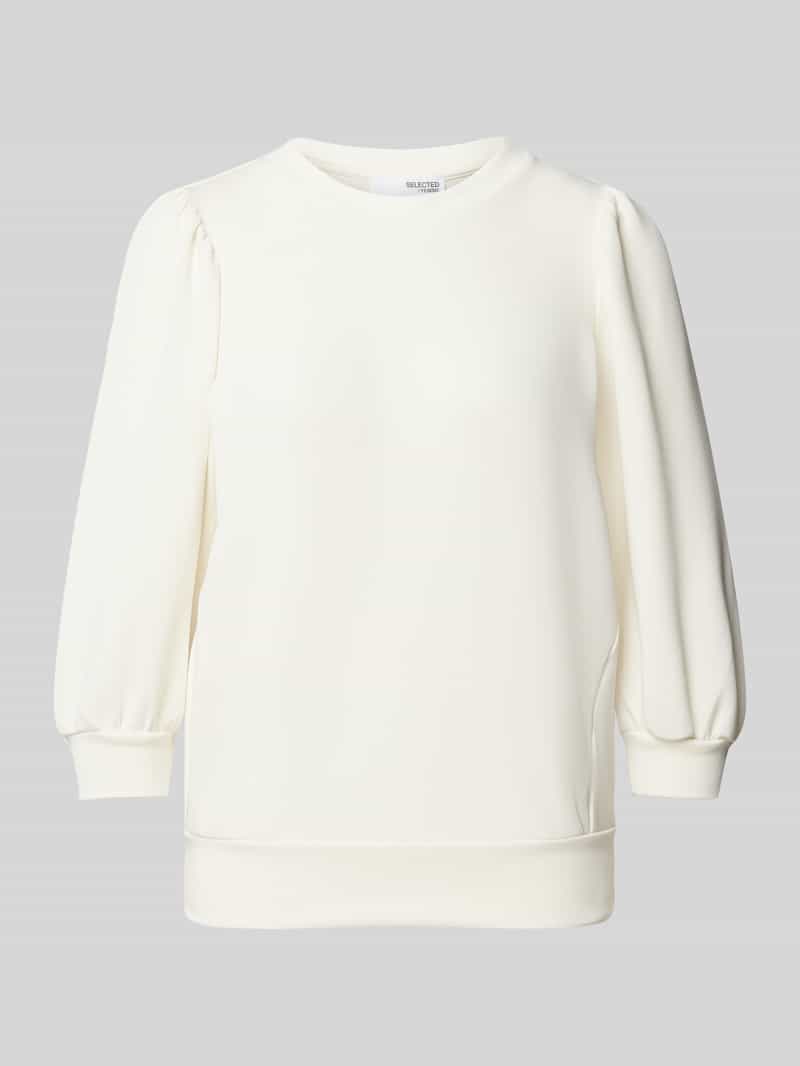 Sweatshirt met 3/4-mouwen