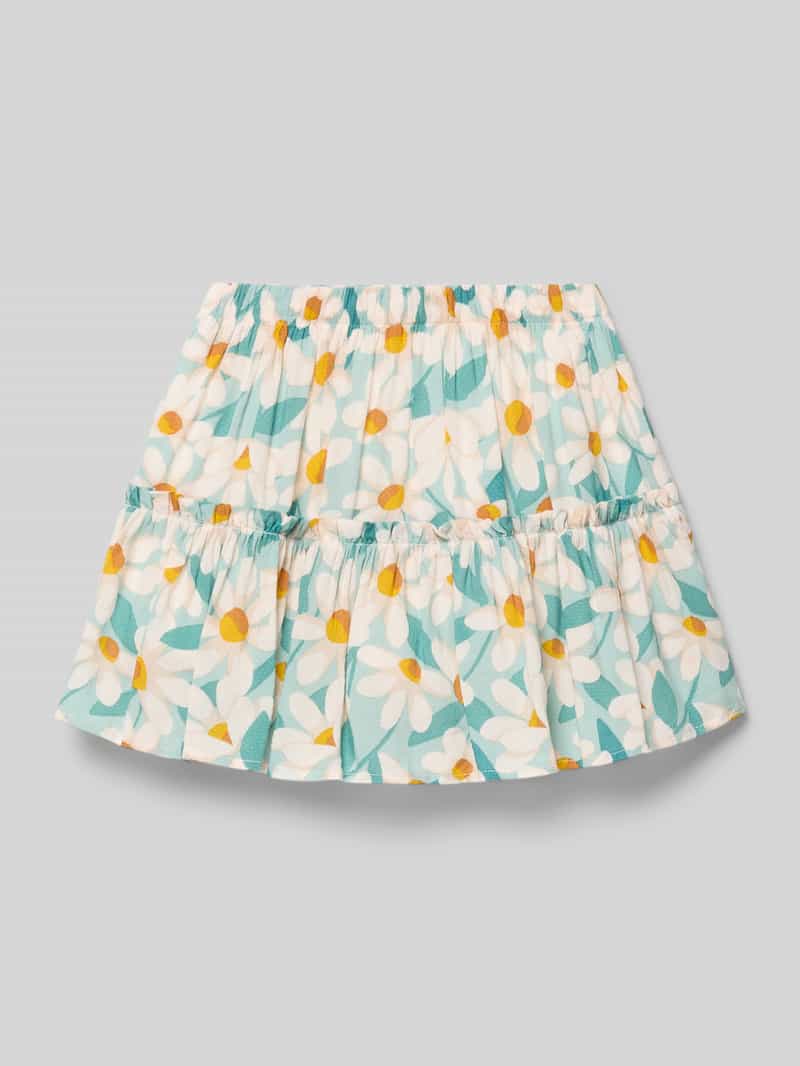 Rok van viscose in all-over look