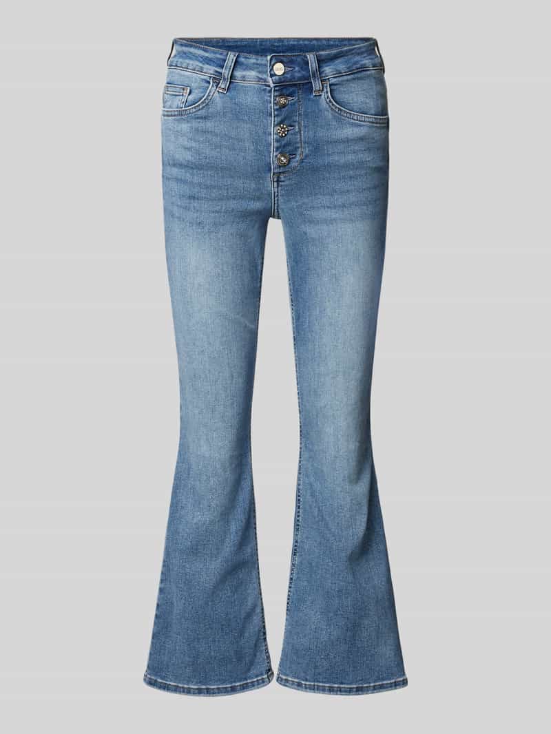 Liu Jo White Bootcut jeans in 5-pocketmodel model 'PRINCESS'