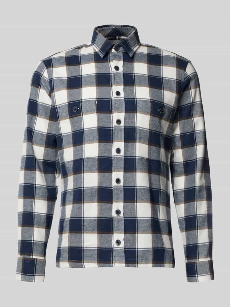 BRAX Slim fit vrijetijdsoverhemd met kentkraag model 'trostol'
