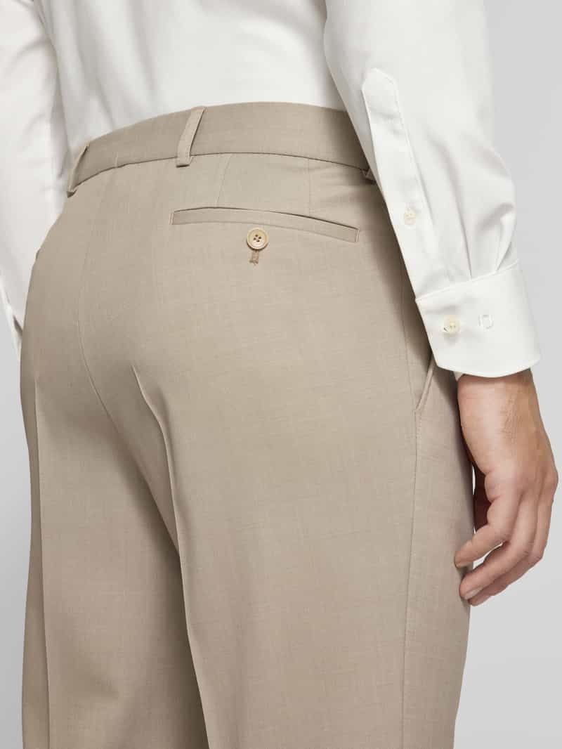 carl gross Regular fit pantalon met persplooien model 'Sendrik'