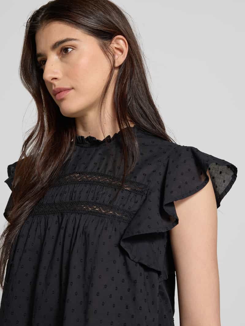 Vero Moda Regular fit blousetop van puur katoen model 'TRINE'