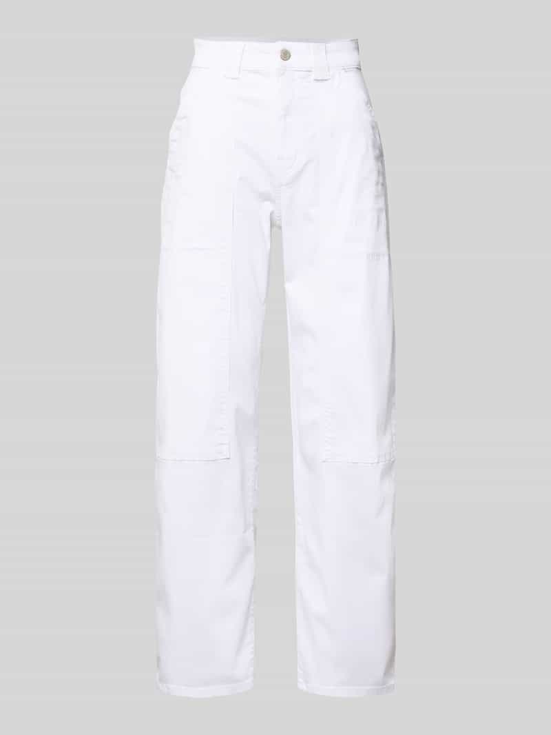 Barrel fit jeans van lyocellmix model 'Mari sharp'