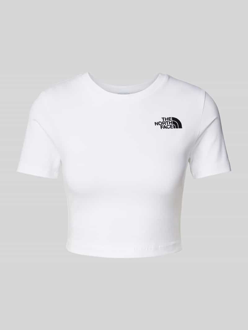 The North Face Kort T-shirt met labelstitching