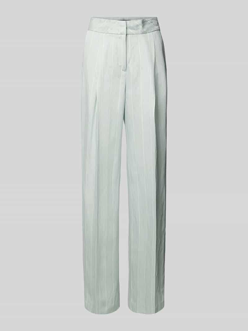 Marc Cain Wide fit bandplooibroek met persplooien