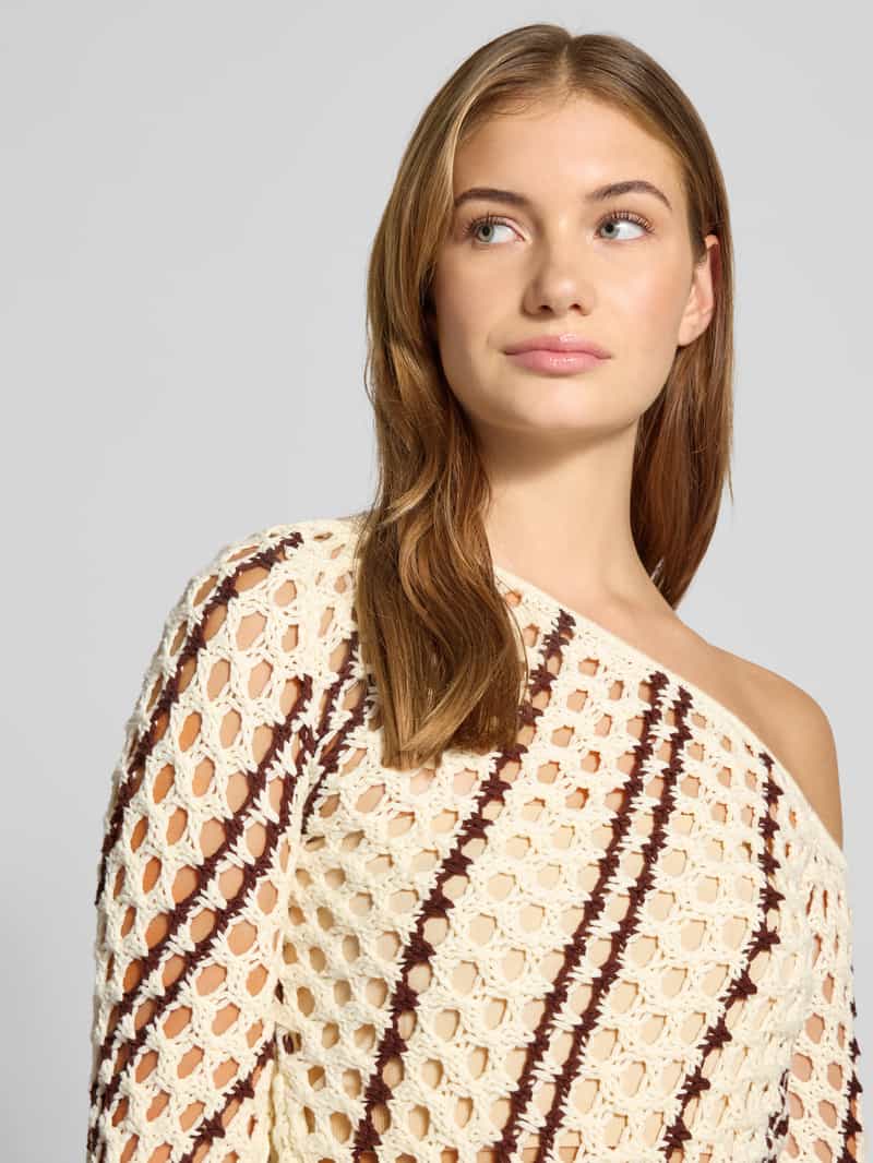 LeGer Gebreide pullover in one shoulder-look model 'Laren'