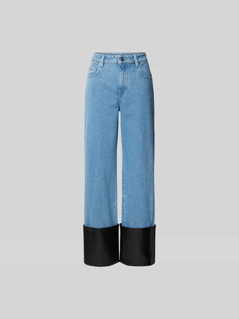 Loose fit jeans van puur katoen